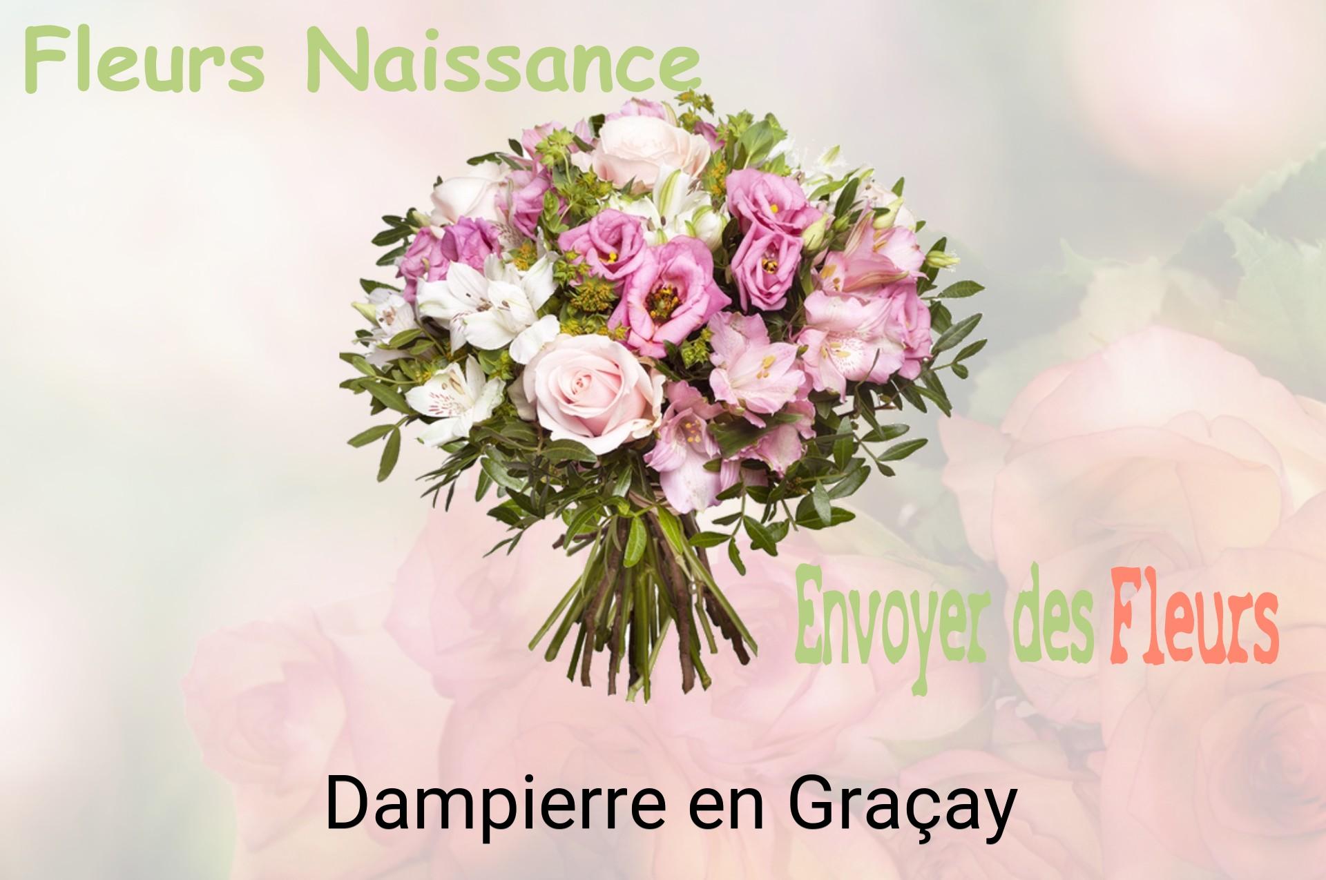 Bouquet de fleurs de naissance livré à Dampierre-en-Graçay