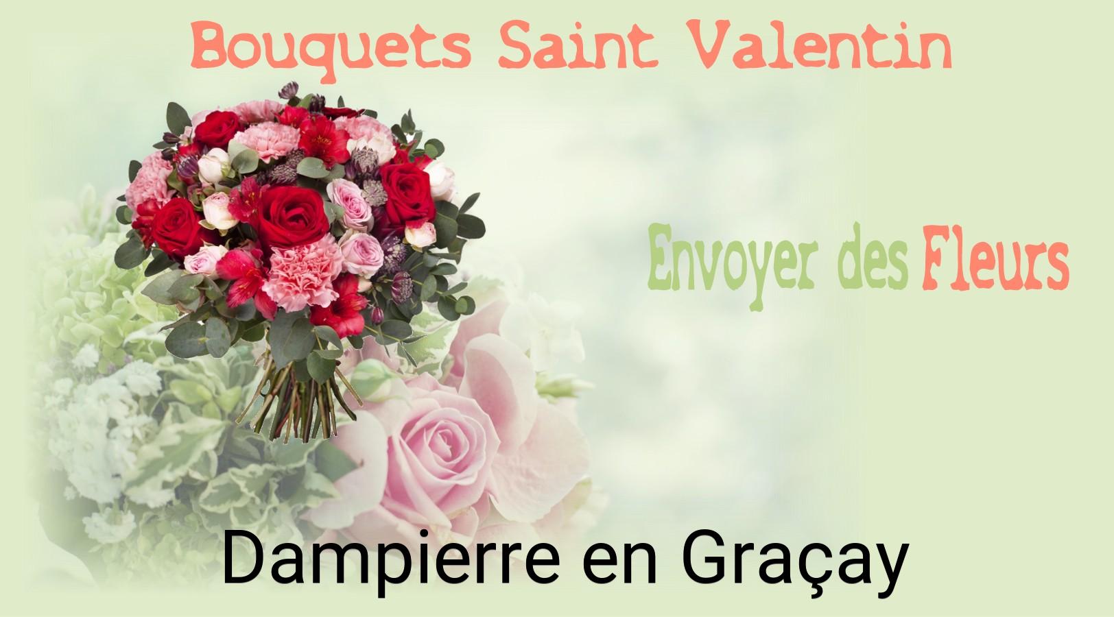 Roses de Saint-Valentin livrées à Dampierre-en-Graçay